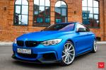 BMW 4-Series Matte Blue on Vossen Wheels (CVT) 2017 года